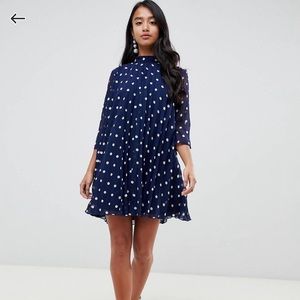 Blue Polka Dot Dress